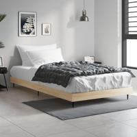 Bedframe bewerkt hout sonoma eikenkleurig 90x200 cm - thumbnail