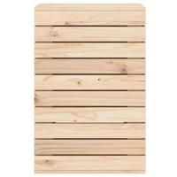 Wasmand 44x44x66 cm massief grenenhout - thumbnail