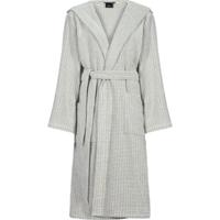 Cawö Cawo Dames Home Badjas met Capuchon, extra licht 6137 XL natur-zirbe - thumbnail