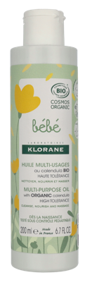 Klorane Bebe Bio Multi-Purpose Oil 200 ml Bodylotion