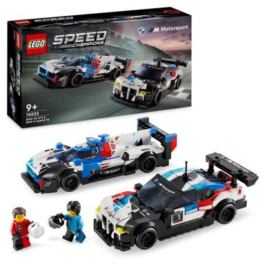 LEGO speed champions 76922 bmw m4 gt3 en bmw m hybrid v8 racewagens
