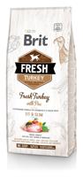 Brit Fit & Slim verse kalkoen met erwten hondenvoer 2 x 12 kg - thumbnail