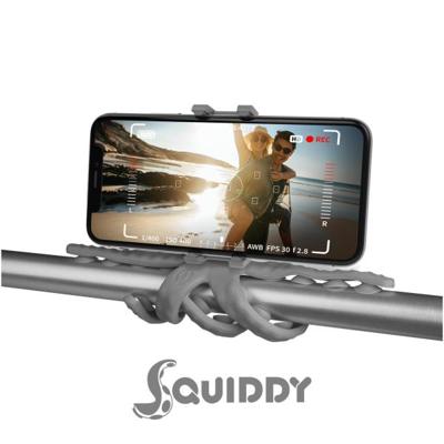 Celly Squiddy tripod Smartphone-/actiecamera 6 poot/poten Grijs Celly Squiddy tripod Smartphone-/actiecamera 6 poot/poten Grijs