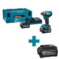 Makita TD003GD201 | Accu Slagschroevendraaier | 40V Max | 2 x 2.5 Ah accu + lader - TD003GD201 - thumbnail