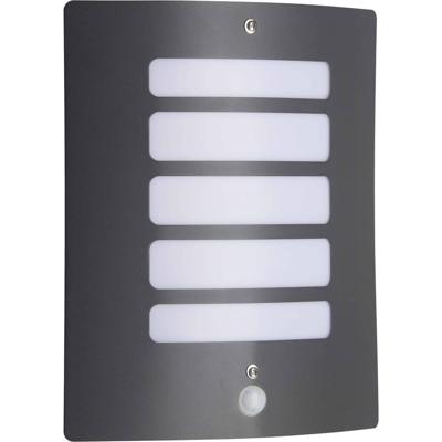BRILLIANT Buitenwandlamp met TODD detector - E27 - 1x60W - Antraciet kleur