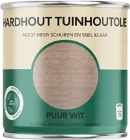 Tuinhoutolie Hardhout - Puur Wit - 750 ml - thumbnail