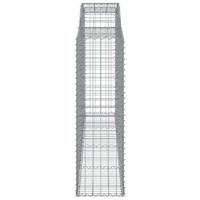 Schanskorven 15 st gewelfd 300x50x160/180 cm ijzer - thumbnail