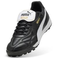 PUMA King Top Turf Voetbalschoenen (TF) Zwart Wit Goud - thumbnail