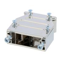 HARTING 09 67 015 0453 09670150453 Aantal polen: 15 Kunststof, gemetalliseerd 180 ° Zilver 1 stuk(s) Piece - thumbnail