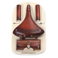 Selle Monte Grappa Monte grappa set charleston oxford 3-delig leer d-bruin - thumbnail