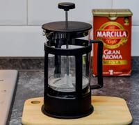 Theepot Kinvara SW8120 Zwart Transparant 600 ml Piston - 8430852868855 - thumbnail