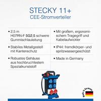AS Schwabe Stecky 11+ 60961 CEE-stroomverdeler 400 V 16 A - thumbnail