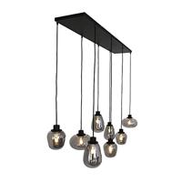 Steinhauer Hanglamp reflexion L 145 cm B 25 cm 2680 zwart - thumbnail