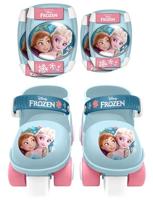 Rolschaatsen en beschermende uitrusting set - FROZEN - RN246035 - Met elleboog- en kniebeschermers - Blauw - thumbnail