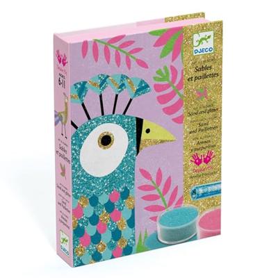 Gekleurd zandatelier Prachtige Vogels meerdere kleuren