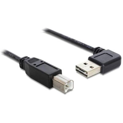 Delock 85167 USB-kabel USB 2.0 USB-A stekker, USB-B stekker 0.50 m Zwart