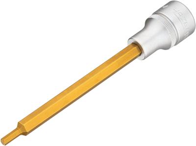 HAZET Dopsleutelbit 986SL-4 · 1/2 inch (12,5 mm) vierkant hol · Binnen-zeskant-profiel · SW 4 mm HAZET Dopsleutelbit 986SL-4 · 1/2 inch (12,5 mm) vierkant hol · Binnen-zeskant-profiel · SW 4 mm