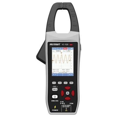 VOLTCRAFT VC-1120 Stroomtang Digitaal CAT III 1000 V Weergave (counts): 20000 VOLTCRAFT VC-1120 Stroomtang Digitaal CAT III 1000 V Weergave (counts): 20000