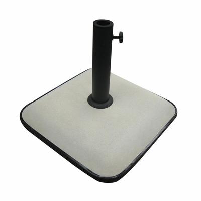 Marbueno Parasol Basis Beton 45X45X7,3 cm 25KG Wit Tuin, Zwembad en Terras 10459
