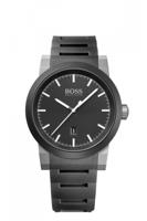 Horlogeband Hugo Boss 1512956 / HB-214-1-34-2607 Rubber Zwart 22mm - thumbnail