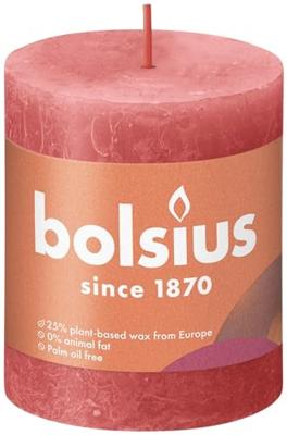 Stompkaars Blossom Pink 80/68 rustiek Bolsius - Bolsius