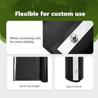 VidaXL Worteldoek zwart 1 x 10 m polyetheen - thumbnail