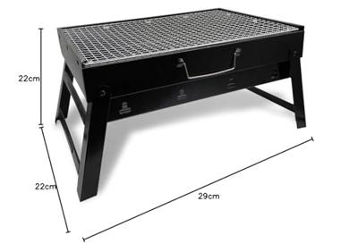 Vouwgrill in draagtas 43x29x22 cm Maestro MR-1010