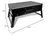 Vouwgrill in draagtas 43x29x22 cm Maestro MR-1010 - thumbnail