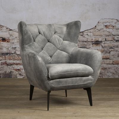 Tower Living Fauteuil 'Bomba', kleur grijs Tower Living Fauteuil 'Bomba', kleur grijs