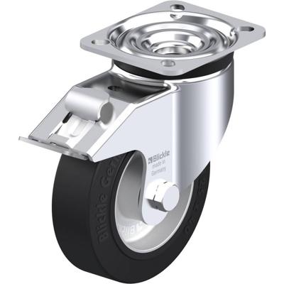 Blickle LK-ALEV 125K-1-FI Zwenkwiel met rem Wieldiameter: 125 mm Draagvermogen (max.): 250 kg 1 stuk(s)
