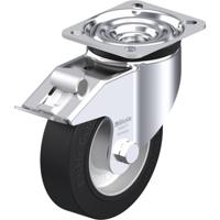 Blickle LK-ALEV 125K-1-FI Zwenkwiel met rem Wieldiameter: 125 mm Draagvermogen (max.): 250 kg 1 stuk(s) - thumbnail
