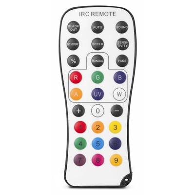 BeamZ BBP96SC verticale LED-par op accu RGBAW-UV WDMX chroom