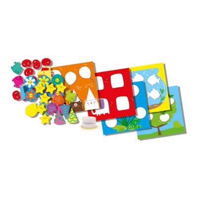 SES my first - vormen plakken