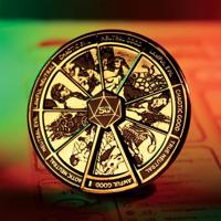 Dungeons & Dragons Pin Badge Alignment Spinner Coloured Limited Edition - thumbnail