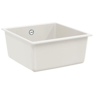 Wasbak Wit 430 x 460 mm 80% Kwarts en 20% Hars Wasbak Wit 430 x 460 mm 80% Kwarts en 20% Hars