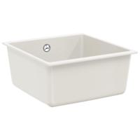 Wasbak Wit 430 x 460 mm 80% Kwarts en 20% Hars - thumbnail