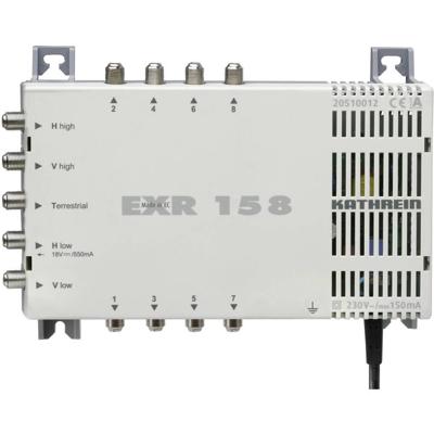 Kathrein EXR 158 Satelliet multiswitch Ingangen (satelliet): 5 (4 satelliet / 1 terrestrisch) Aantal gebruikers: 8