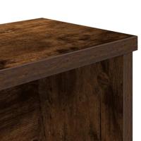 VidaXL Keukenrekken stapelbaar 2 st 60x15x16 cm gerookt eikenkleurig - thumbnail