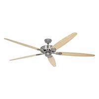 CasaFan CLASSIC ROYAL 180 BN Ahorn/Buche Plafondventilator 61 W (Ø x h) 180 cm x 275 mm Chroom (geborsteld) - thumbnail