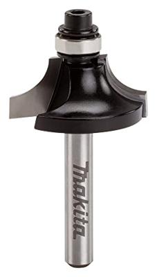 Makita D-09547 Freesbit Kwartrondfrees + lager S 6mm 28,58x12,7mm R7,94