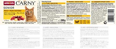 animonda Carny 4017721837101 natvoer voor kat 200 g
