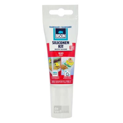 Siliconenkit Glas Transparant Tube 60 ml Bison - Bison Siliconenkit Glas Transparant Tube 60 ml Bison - Bison