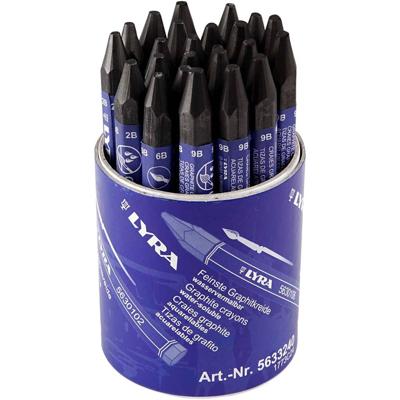 Lyra Wateroplosbaar grafiet potlood, l: 6,5 cm, 24 stuk/ 1 doos
