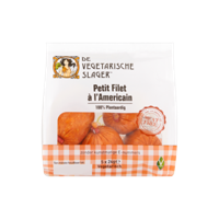 De Vegetarische Slager Petit Filet a l&apos;Americain 5 Stuks 120 g bij Jumbo - thumbnail