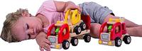 Goki houten vrachtwagen dieplader - thumbnail