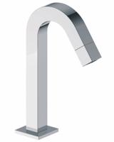 Wiesbaden Kappa toiletkraan staand gebogen vierkant chroom - thumbnail