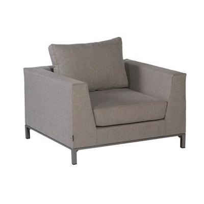 WOOOD Sicilië Loungetoel Tuin - Aluminium - Taupe - 100x88x60