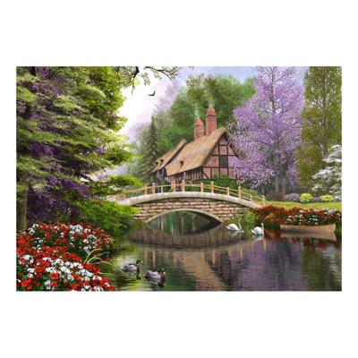 Selecta Castorland legpuzzel river cottage, 1000st.
