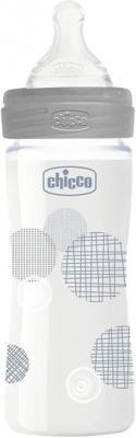 Chicco zuigfles 240 ml polymeer/siliconen