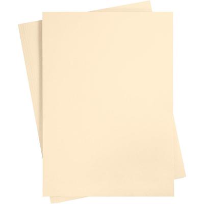Creativ Company Gekleurd karton, a2, vel 420x594 mm, 180 gr, licht beige, 10 vel/ 1 doos